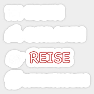 ESSEN SCHLAFEN REISE T-SHIRT Sticker